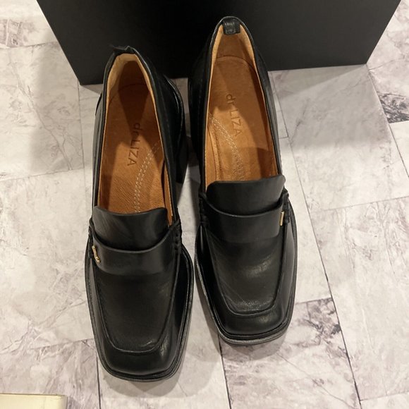 dr LIZA loafer pump - BLACK - Size 5 - NIB celebrity manual osteopath PRISCILLA - Picture 2 of 8